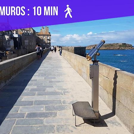Escalier 16 - 30 M Plage Du Sillon - Proche Intra Сен Мало Екстериор снимка